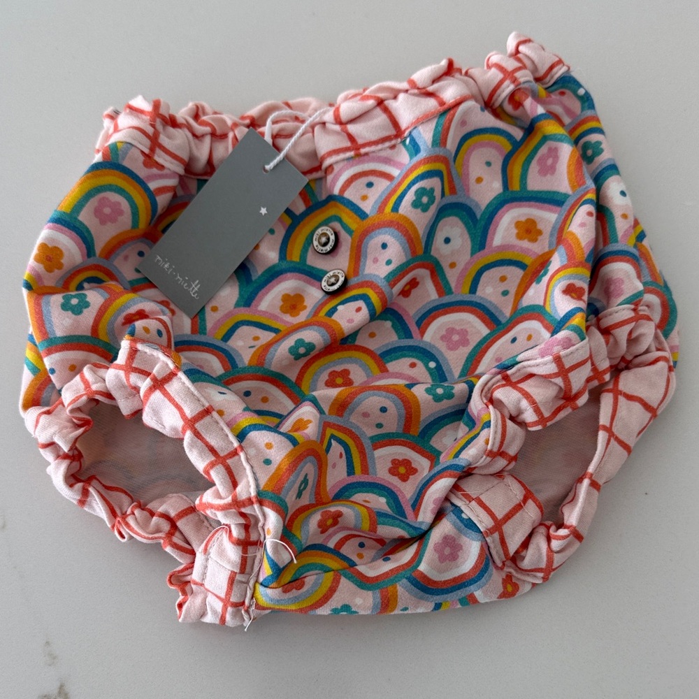 Colorful Rainbow Baby Diaper Cover